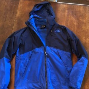 Mens Small North Face HyVent 3 in 1 Coat